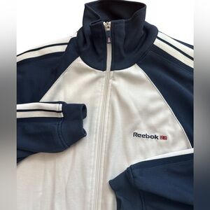 Vintage Reebok Track Style Jacket Men’s Size Medium RUN DMC Style Multicolored